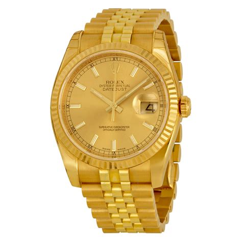 rolex dial 18kt gold